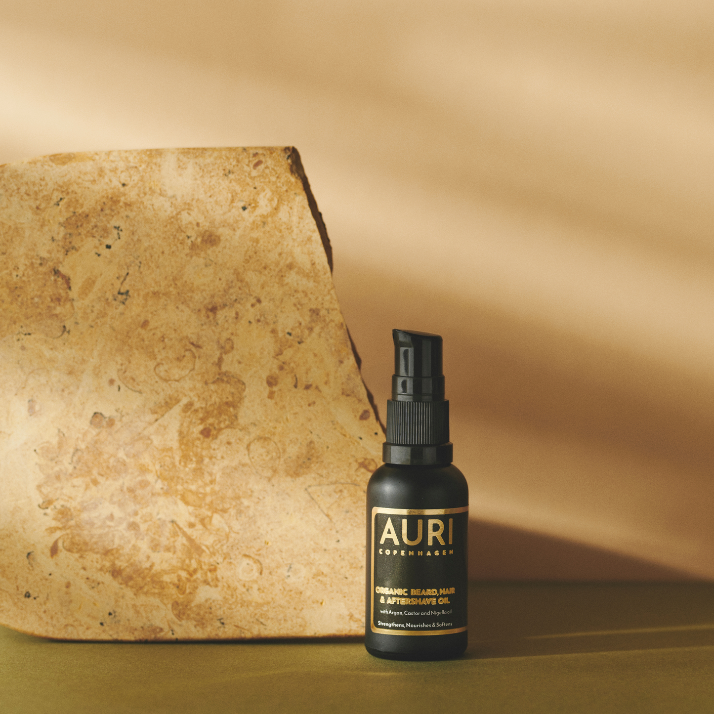 Beard, Hair & Aftershave oil with argan oil and castor (ricinus) oil